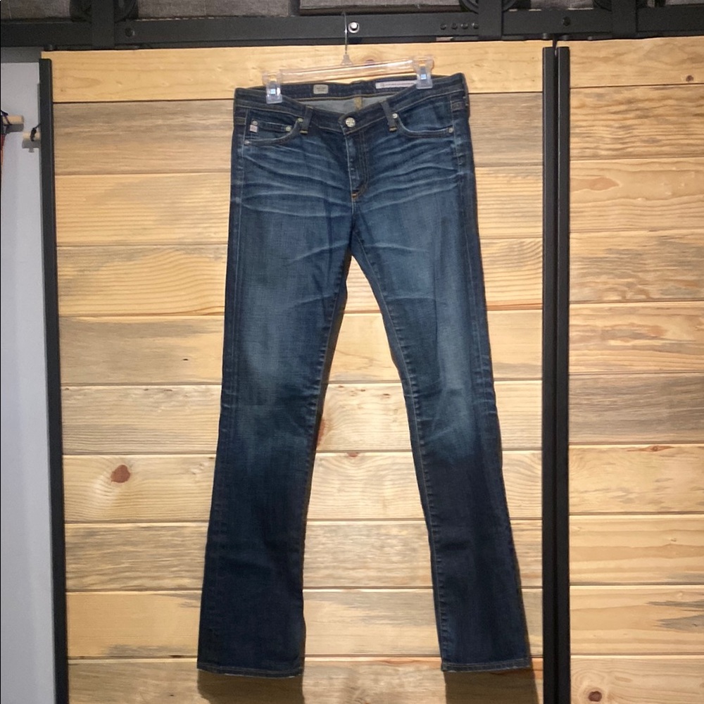 Ag Adriano Goldschmied Blue Boot Cut Jeans